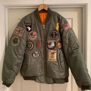 Vintage Army Bomber Jacket